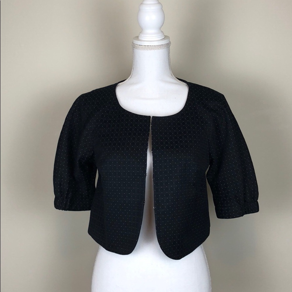 Ann Taylor LOFT Front Clasp Bolero Jacket Size XS
